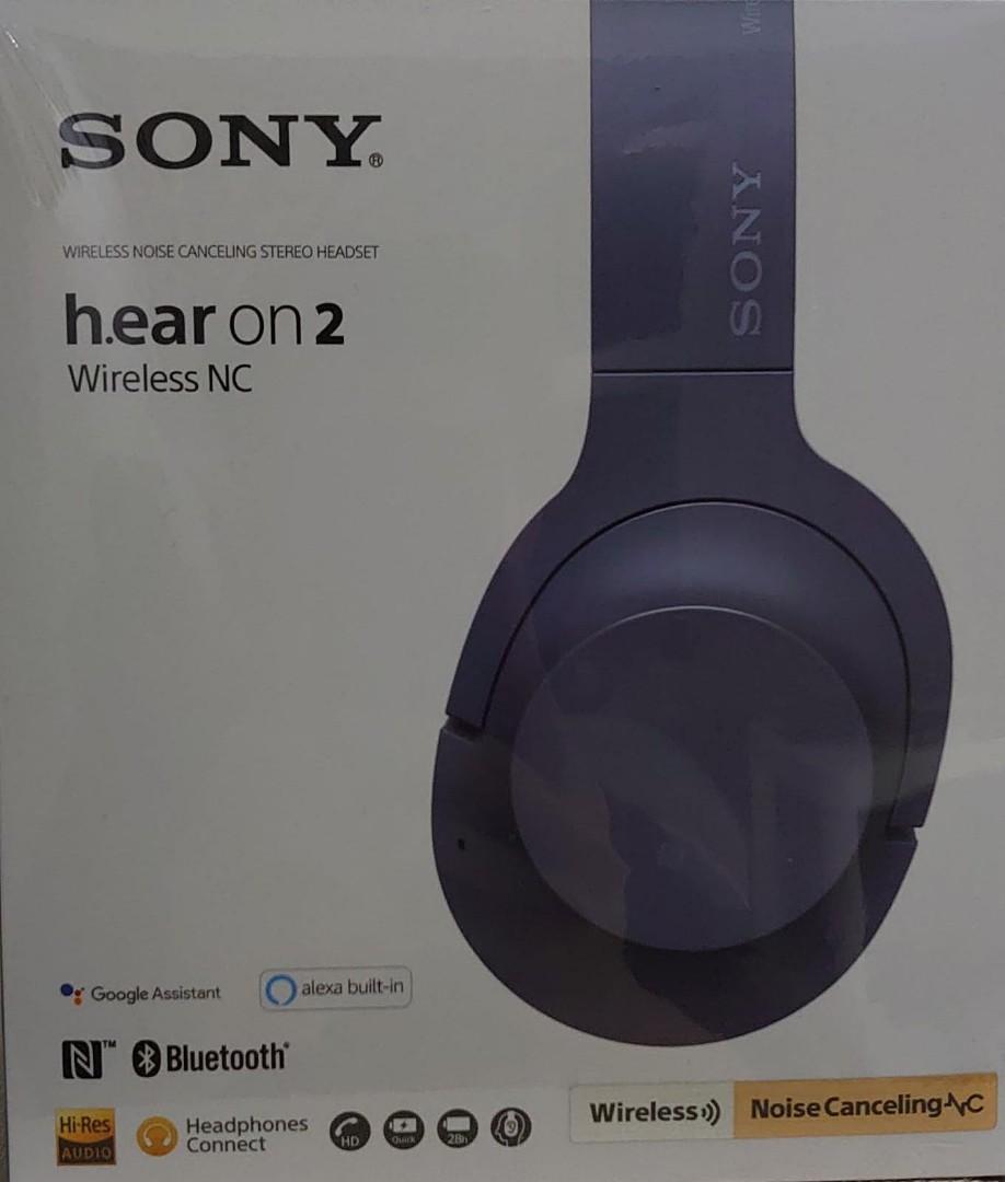 Sony Hear On 2 WH W900N Moonlit Blue noise cancelling Bluetooth headphone Audio Headphones Headsets on Carousell