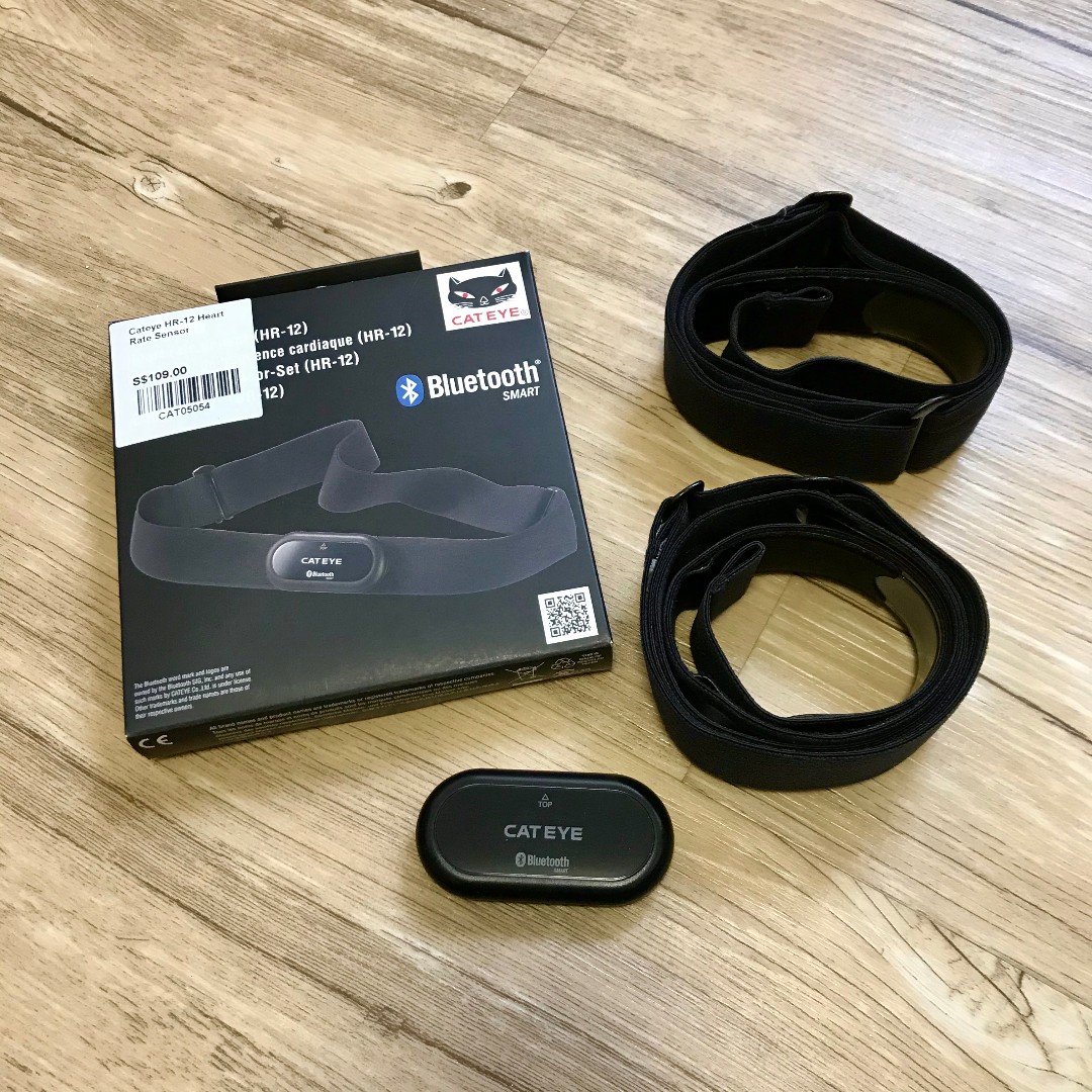 (Used) Cateye HR12 Bluetooth Heart Rate Sensor, Sports Equipment
