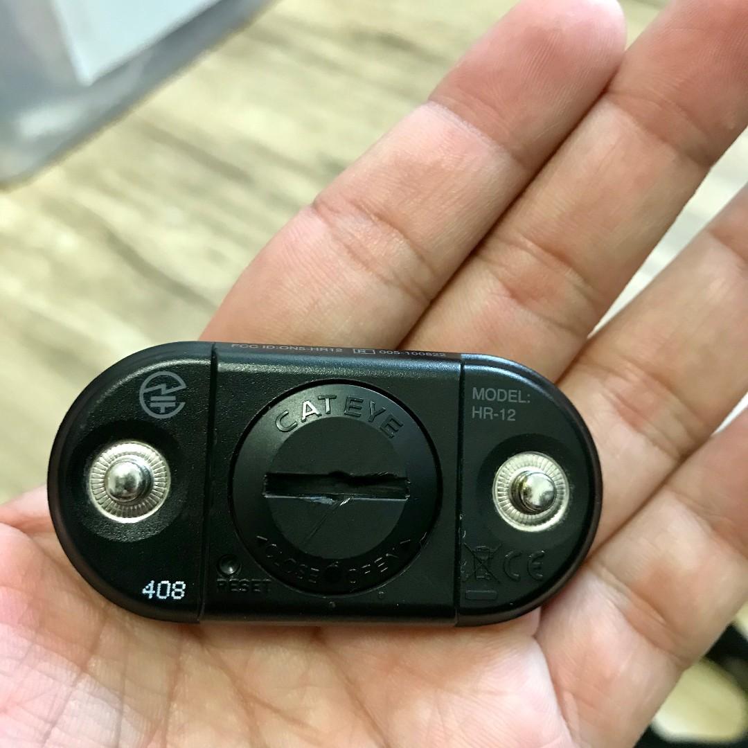 (Used) Cateye HR12 Bluetooth Heart Rate Sensor, Sports Equipment