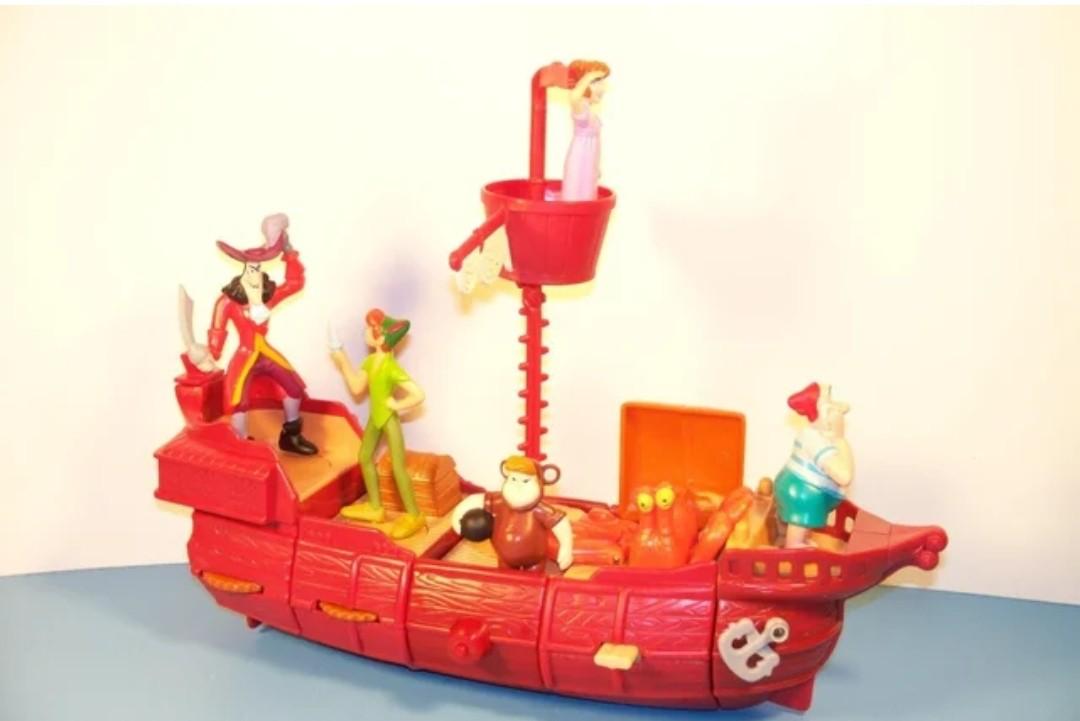 Vintage mcdo toys 2002 Return to Neverland Ship (build a boat peterpan  happy meal), Hobbies & Toys, Toys & Games on Carousell
