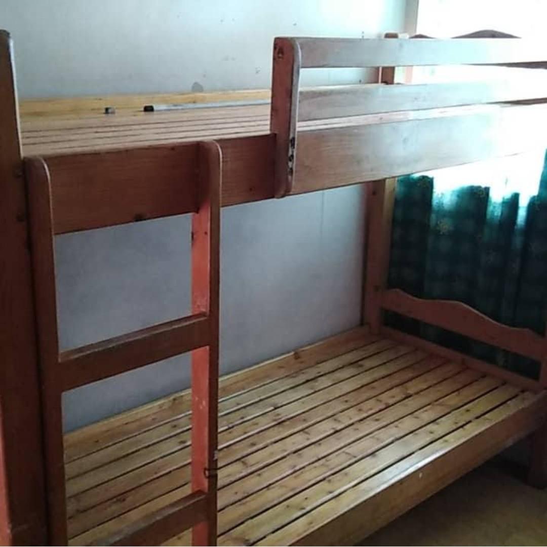 Wood double deck outlet price