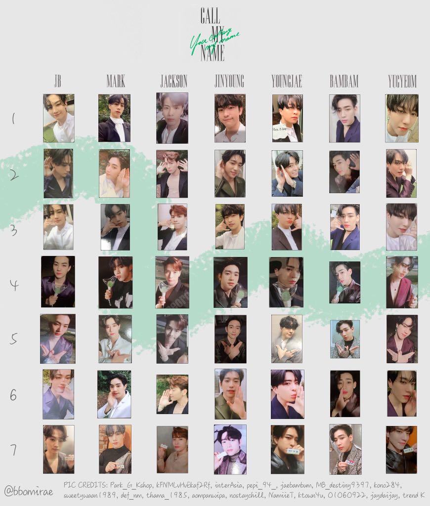 Michael Jackson Memorabilia GOT7 - CALL MY NAME Mini Album Photo