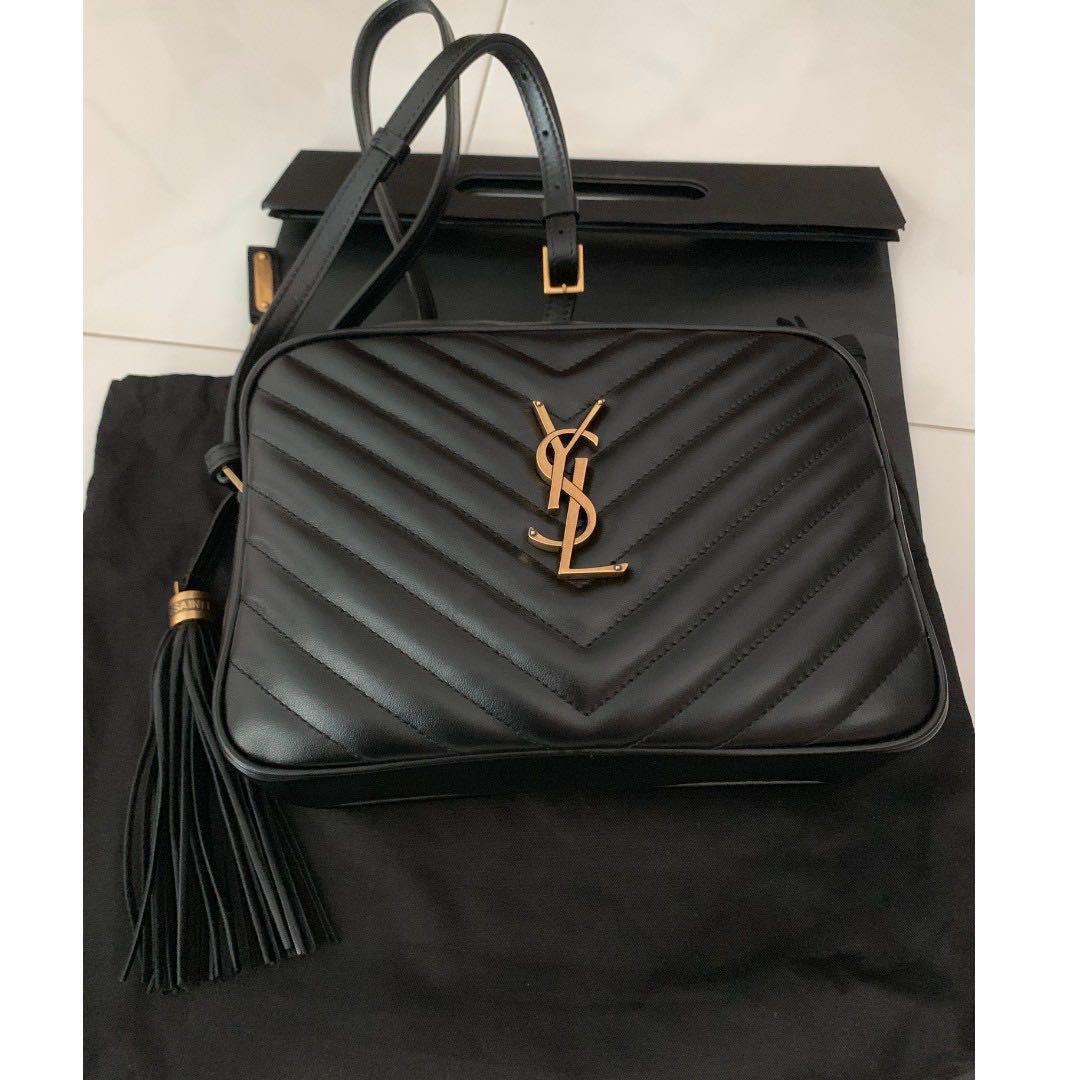 ysl lou camera bag navy