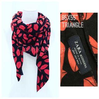 Zara triangular scarf/ shawl