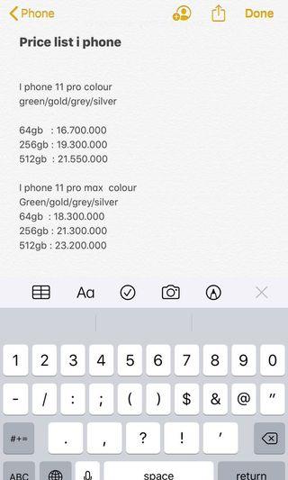 I phone 11 pro