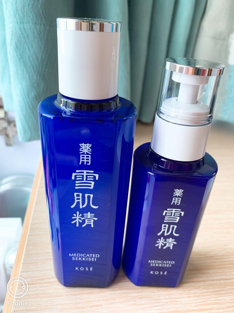 送試用裝] 雪肌精乳液140ml + 雪肌精化妝水200ml , 美容＆個人