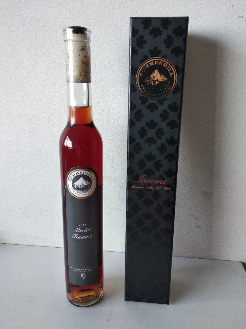 未開封2014 Merlot Icewine・サマーヒル ピラミッド ワイナリー 2014 Summerhill Pyramid Winery Merlot Icewine ootdmenstyle