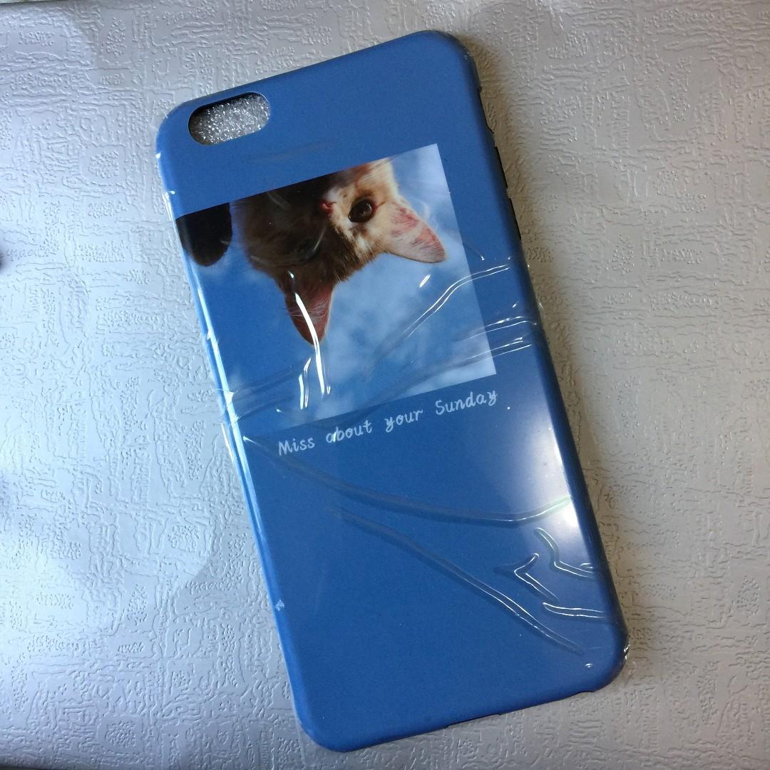 全新 藍色可愛貓貓iphone 6 Plus Iphone 6s Plus 手機殼 買一送一 電子產品 電話 平板電腦裝飾 Carousell