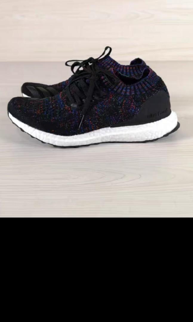 adidas ultraboost uncaged core black active red blue