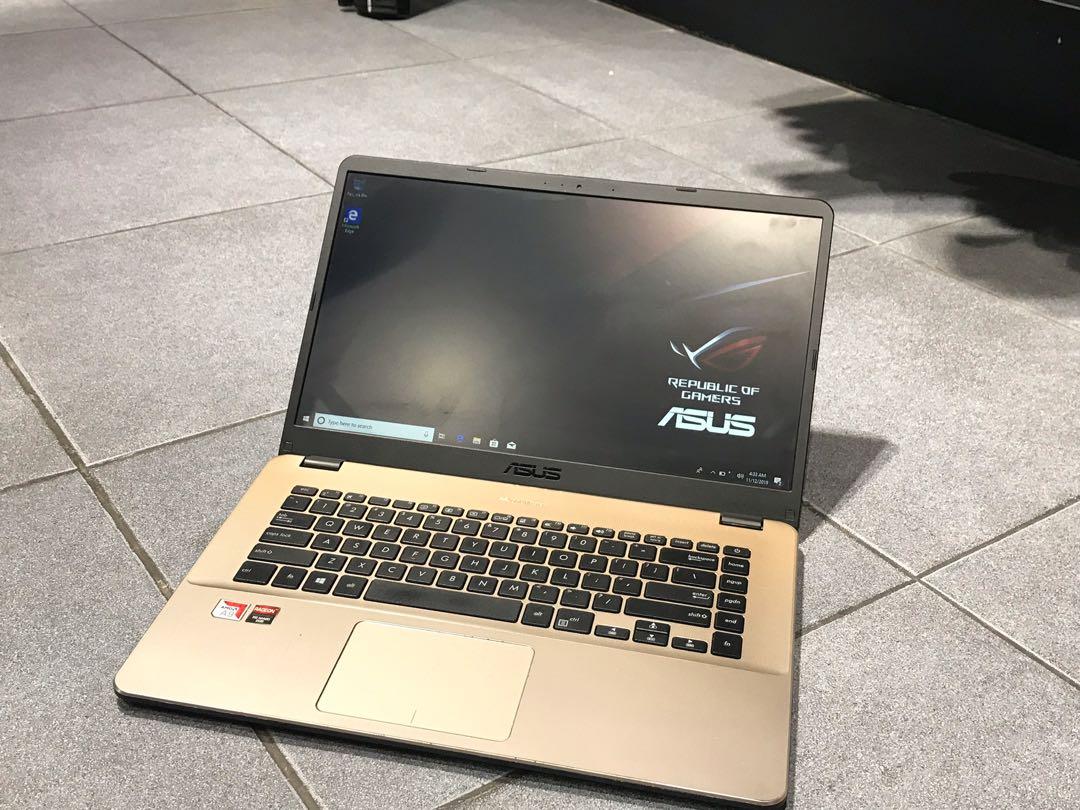 Asus X505bp 15 6 Amd A9 7th 8gb Ddr4 128gb Ssd 500 Hdd Storage Amd R5 Electronics Computers Laptops On Carousell