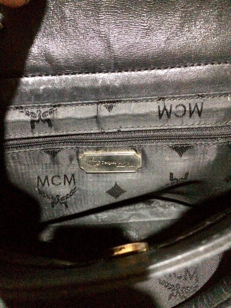MCM, Bags, Vintage Mcm Logo Monogram Shouldercrossbody Bag Made In Korea  Gorg