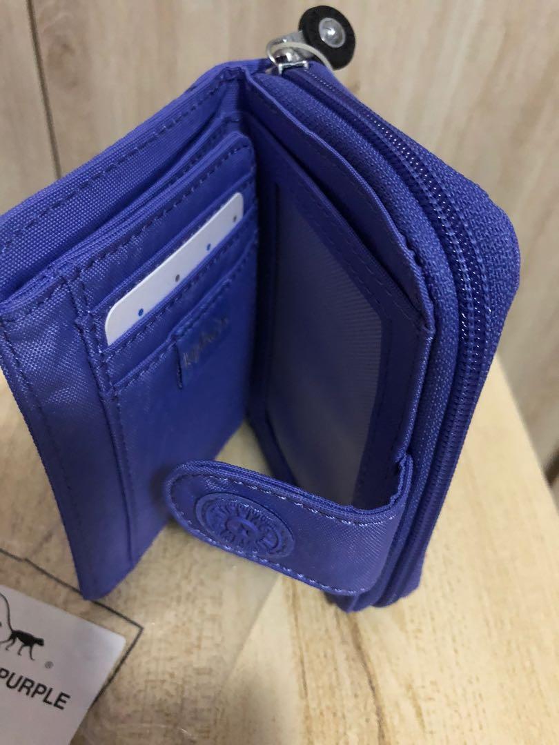 BN Kipling Bold Purple New Money Wallet Women s Fashion Bags