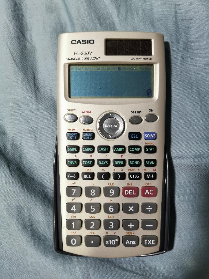 Casio FC200V Financial Consultant Calculator, Hobbies & Toys, Books