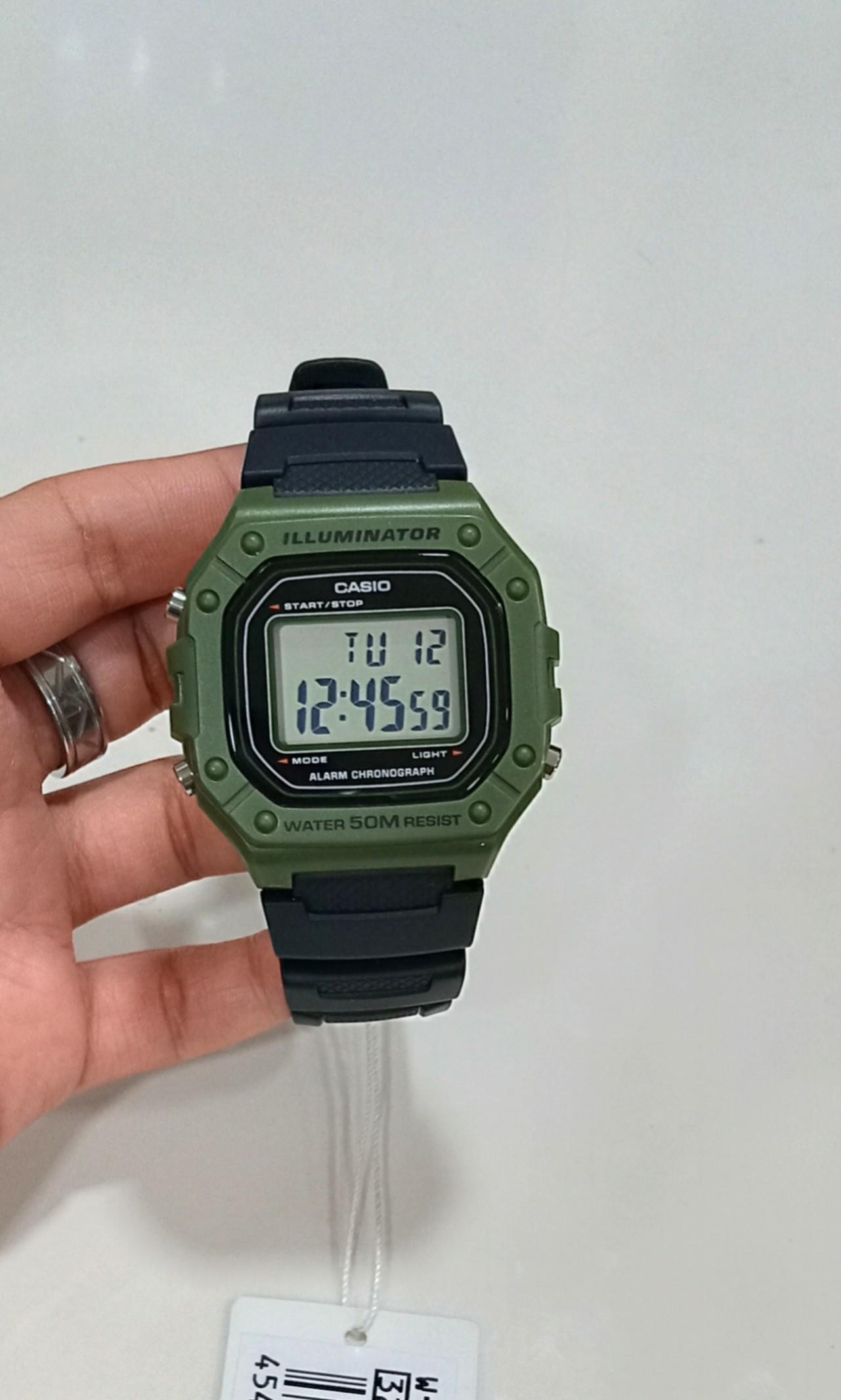 Casio hotsell w218h 3avdf