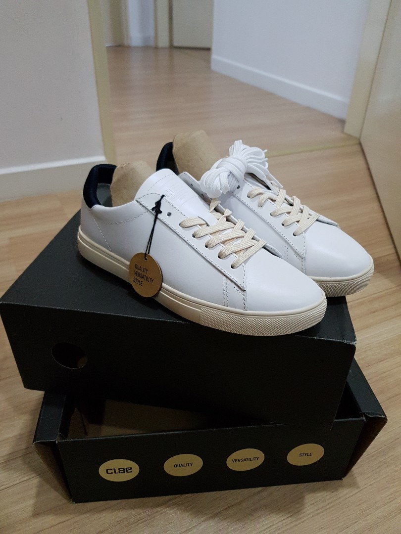 Clae bradley white leather sale