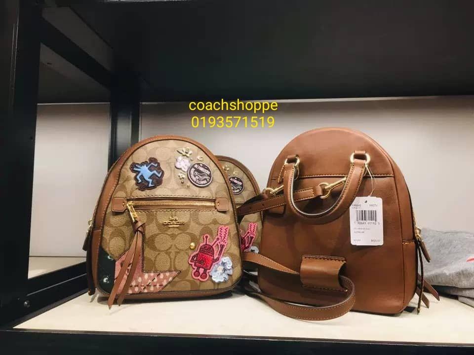 Coach andi backpack in signature canvas on sale