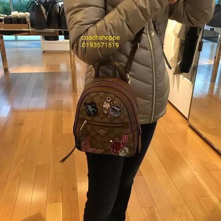 Coach Haring Andi Backpack in Signature Canvas