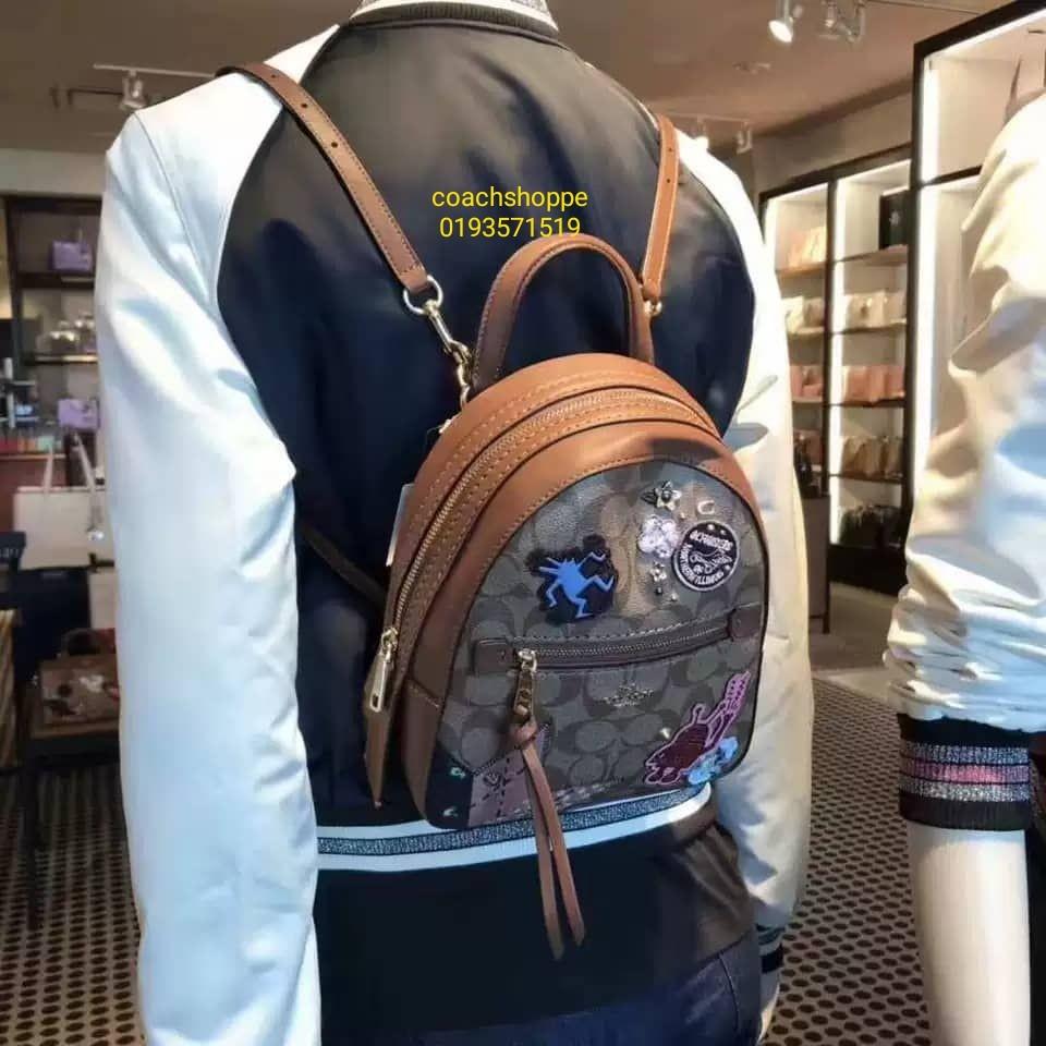 Coach Haring Andi Backpack in Signature Canvas