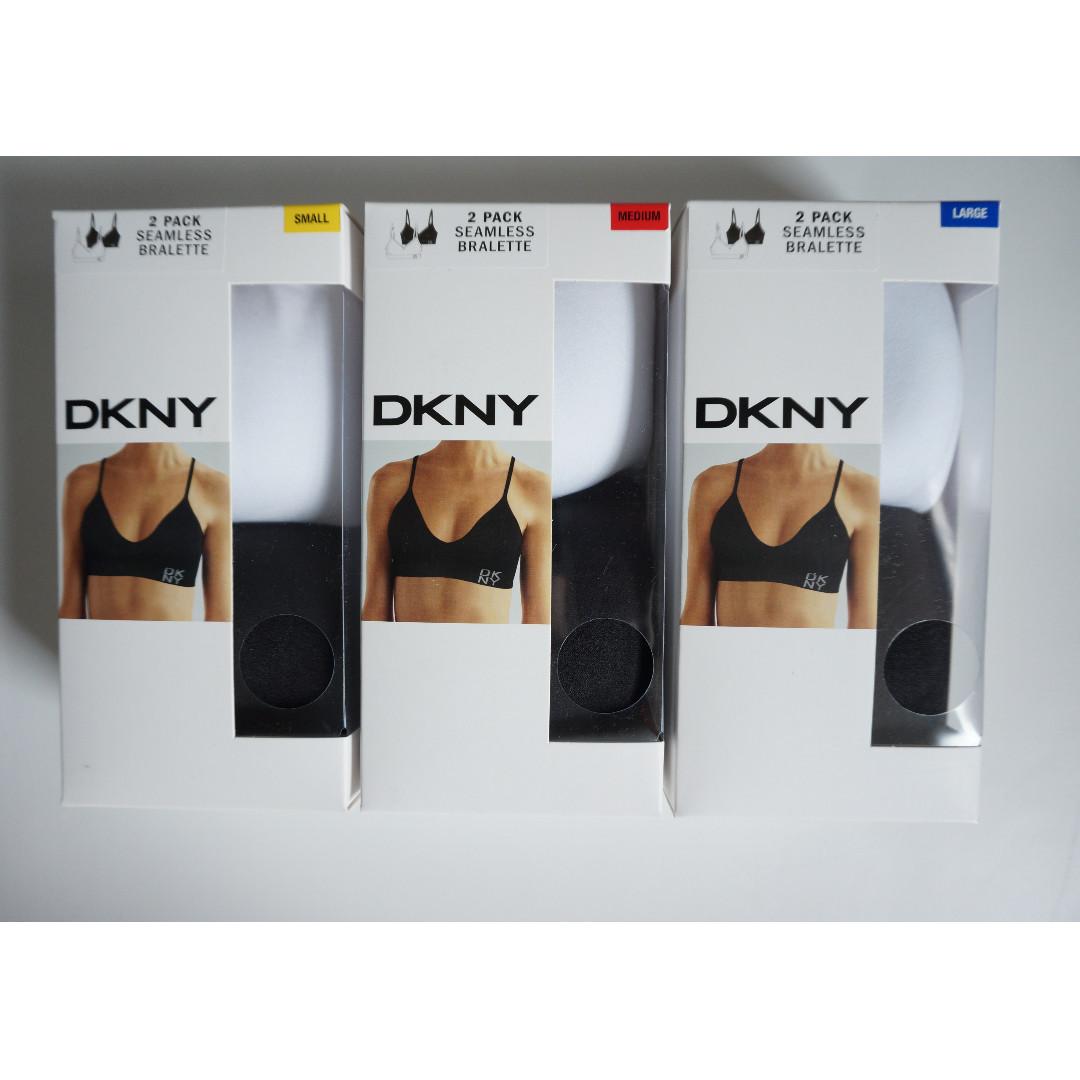 DKNY Seamless Bralette, 2-pack, 女裝, 手錶及配件, 襪褲襪- Carousell