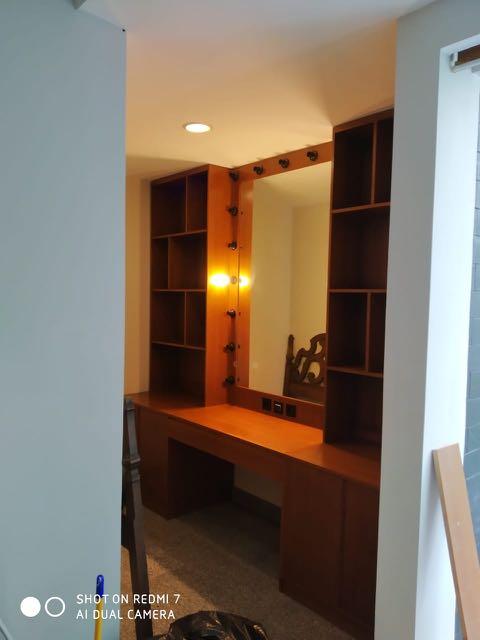 Get Wallpaper Dressing Table Meja Rias Home Furniture On Carousell For Free