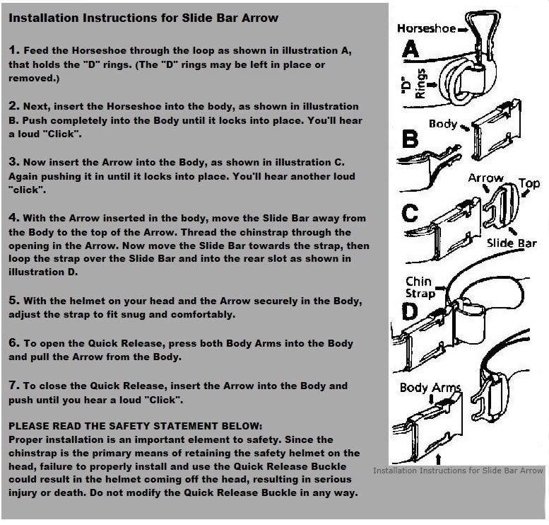 ECHO Quick Release Helmet Buckle Yamaha Honda LS2 Arai, Motorbikes