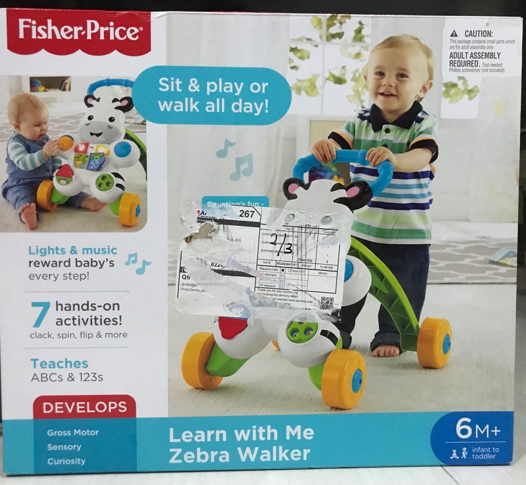 fisher price zebra walker disassembly