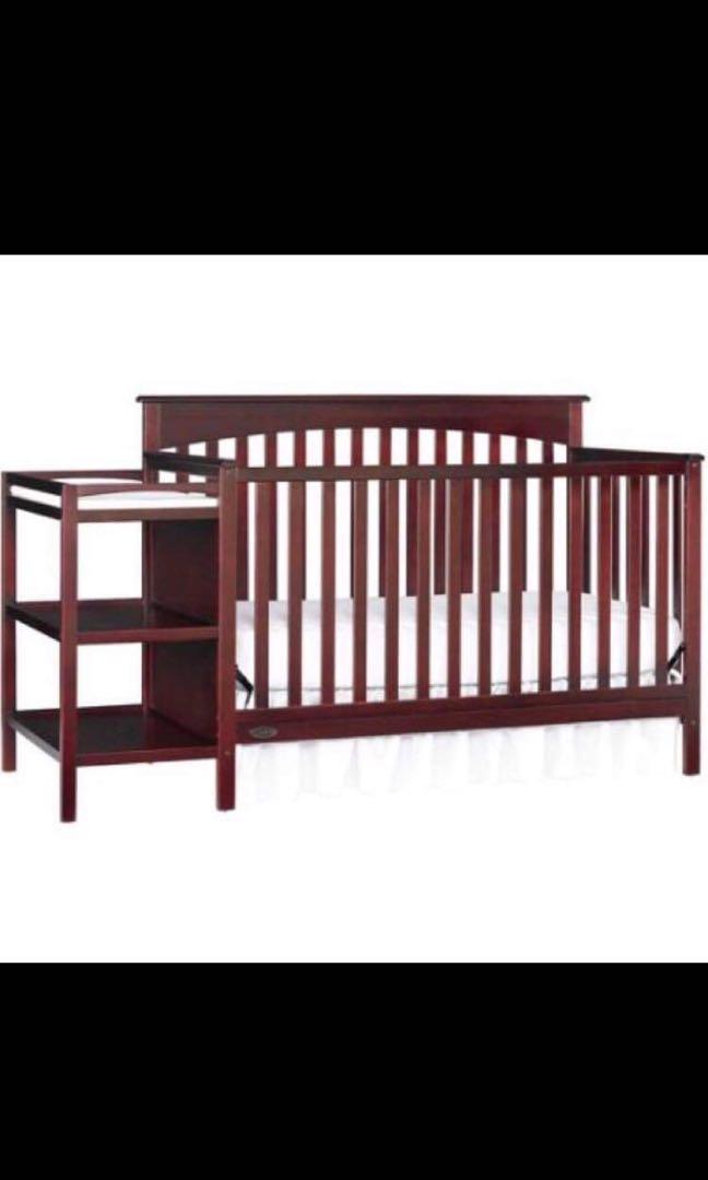 graco wooden crib