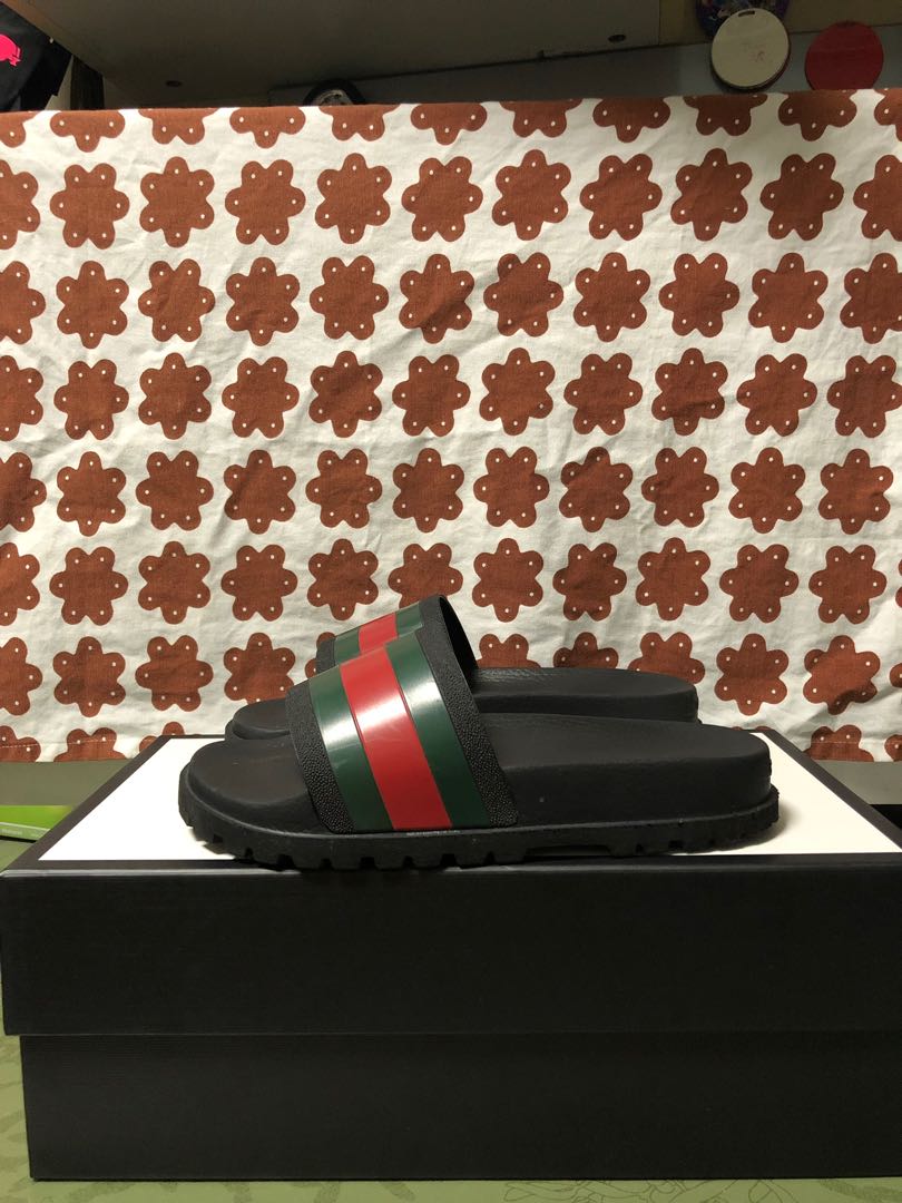 Gucci Slides G5, Men's Fashion, Footwear, Flipflops and Slides on Carousell