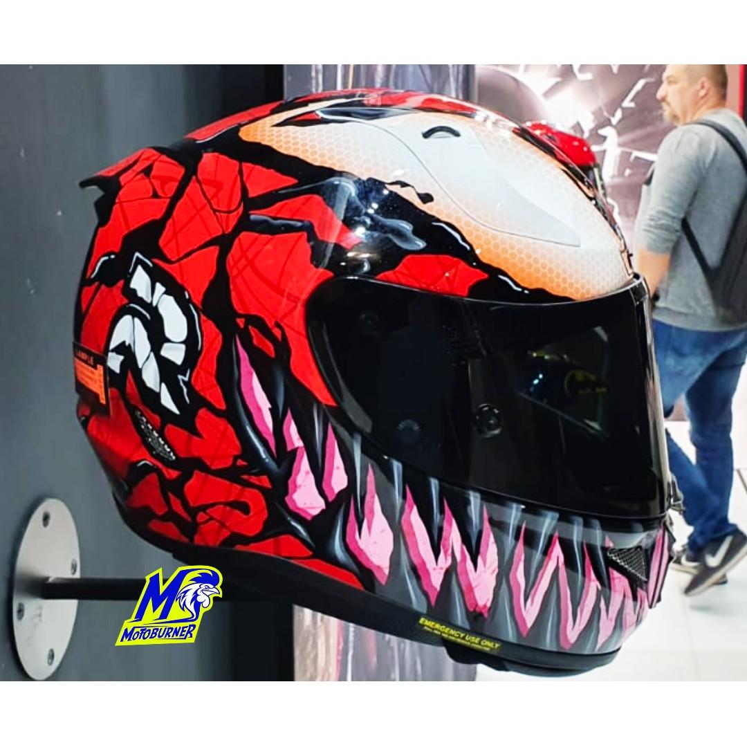 Hjc Helmets Rpha Venom Carnage Motorbikes Motorbike Apparel On