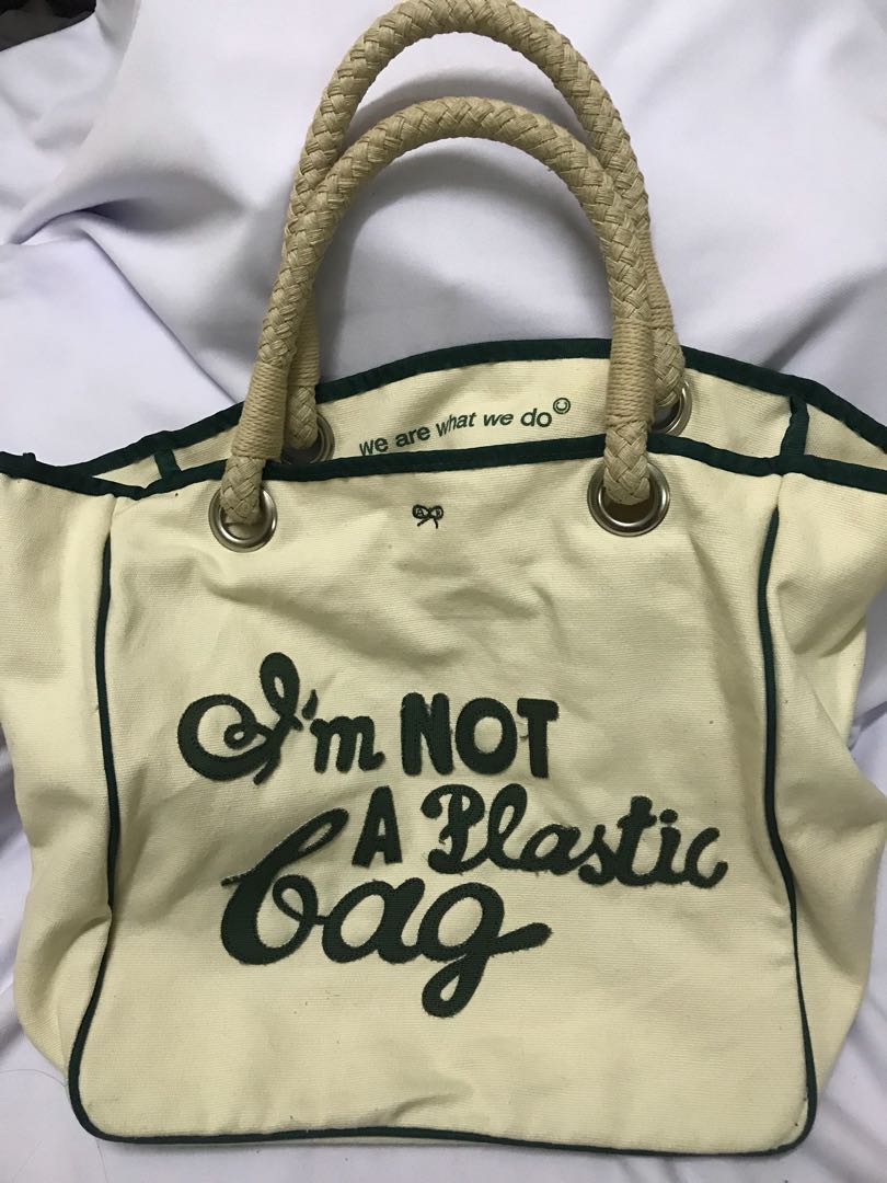 Anya hindmarch not hot sale a plastic bag