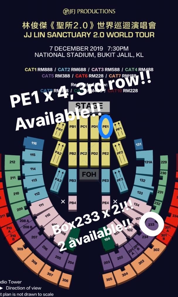 Jj Lin Malaysia 2019 Concert Tickets Vouchers Event Tickets On Carousell