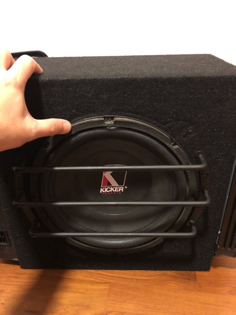 Kicker 10” Subwoofer Old School, Audio, Soundbars, Speakers