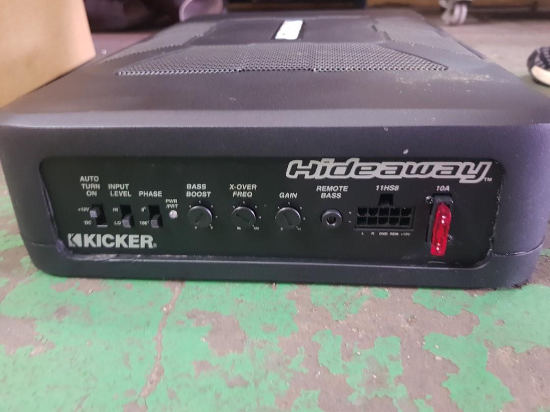 Kicker underseat subwoofer, Electronics, Audio on Carousell