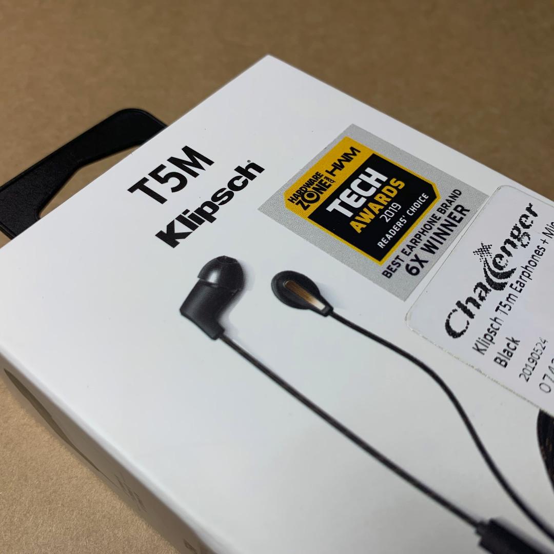 Klipsch t5m wired earphones 2025