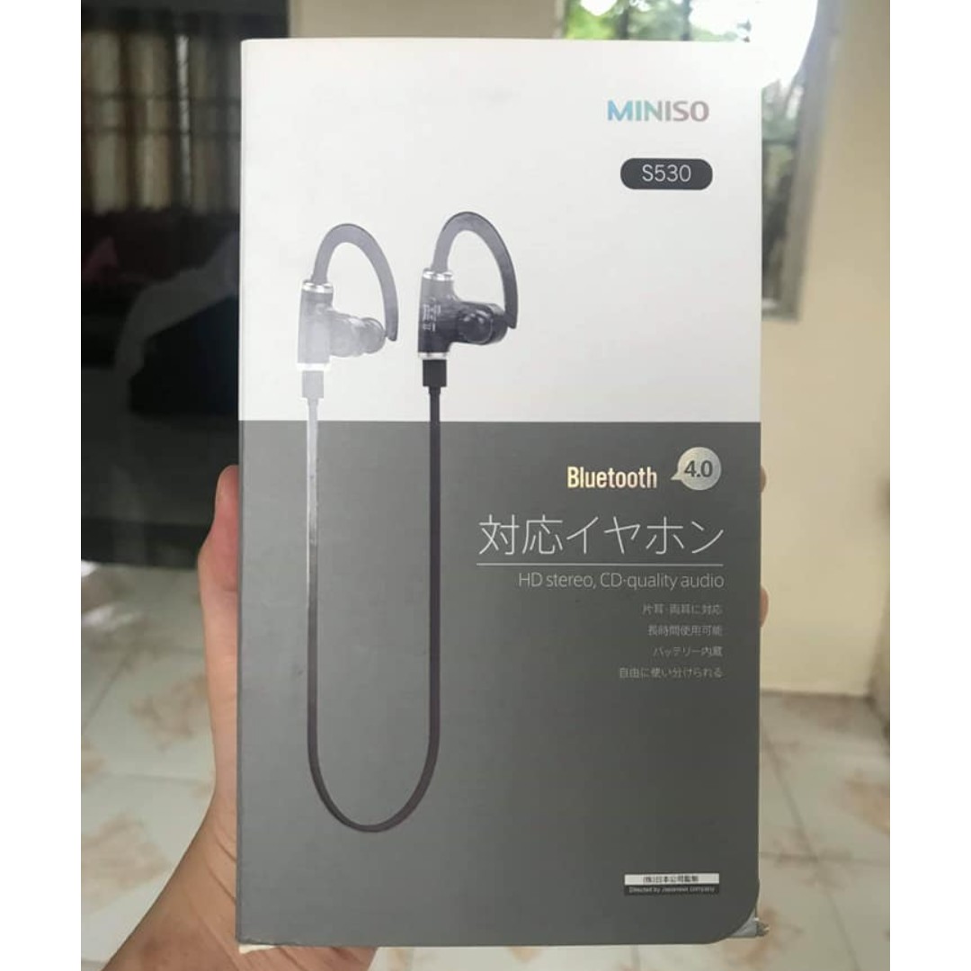 MINISO BLUETOOTH EARPHONNES, Audio, Earphones on Carousell