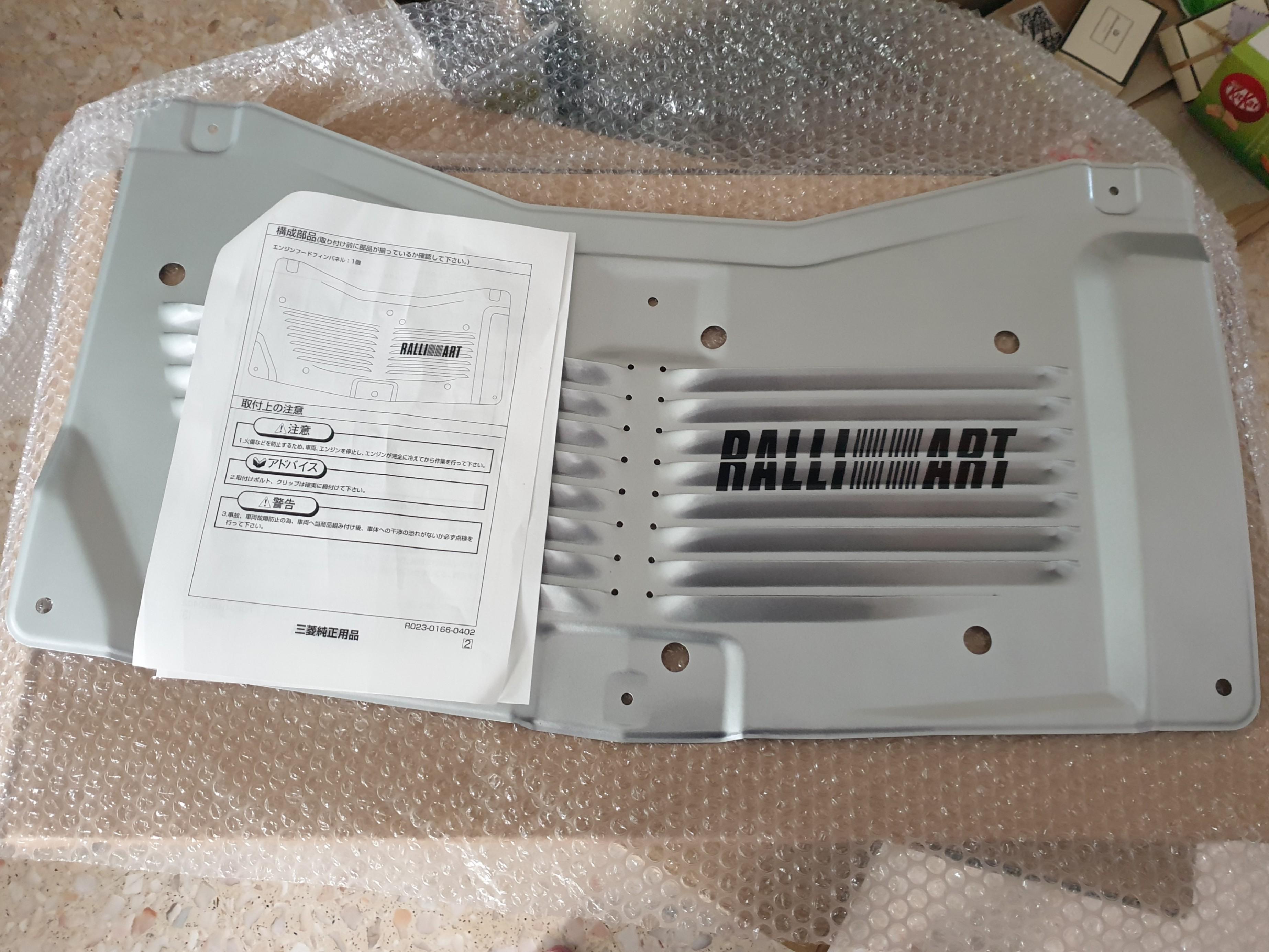 ralliart hood vent