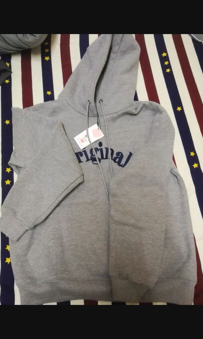 Grey thick hoodie Clearance
