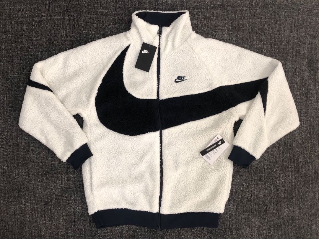 Nike Atmos Exclusive Reversible Big Swoosh Fleece Jacket, 男裝
