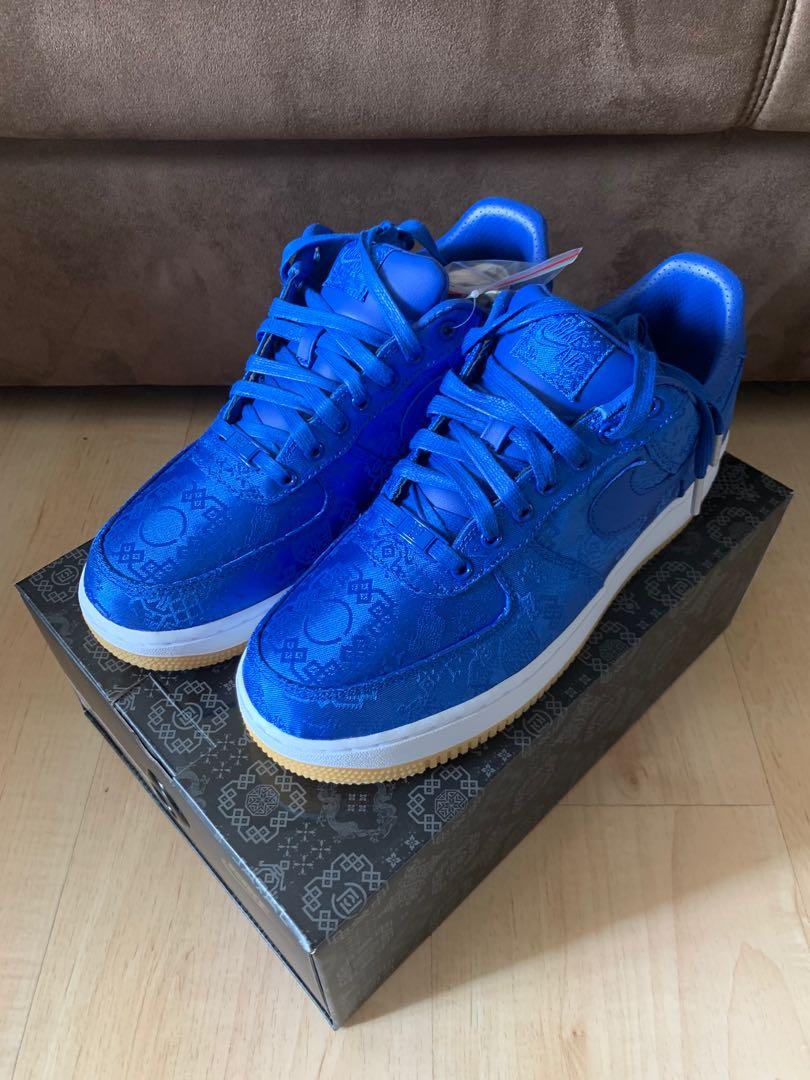 Nike Clot AF1 Air Force 1 Blue, 男裝, 男裝鞋- Carousell