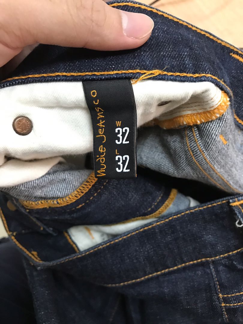 Nudie lean deals dean dry aquamarine