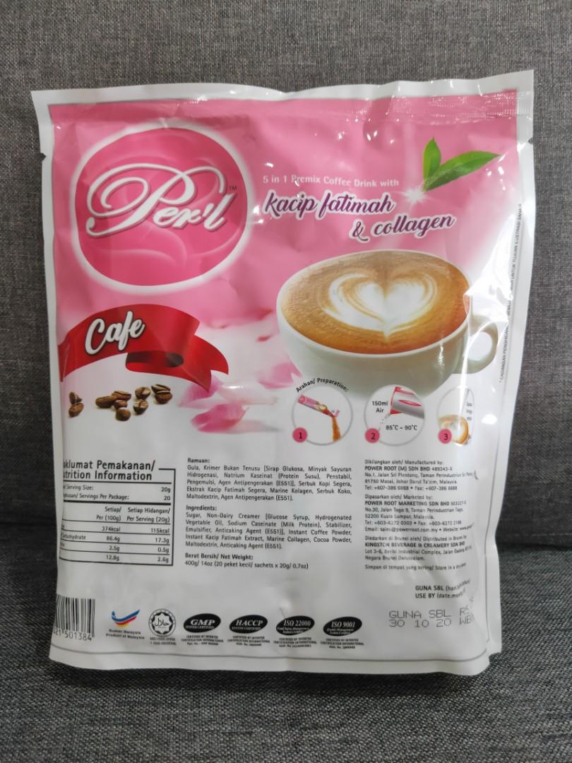 Per L 5 In 1 Kopi Pracampur Kacip Fatimah Dan Kolagen Sell5 Food Drinks Drinks On Carousell