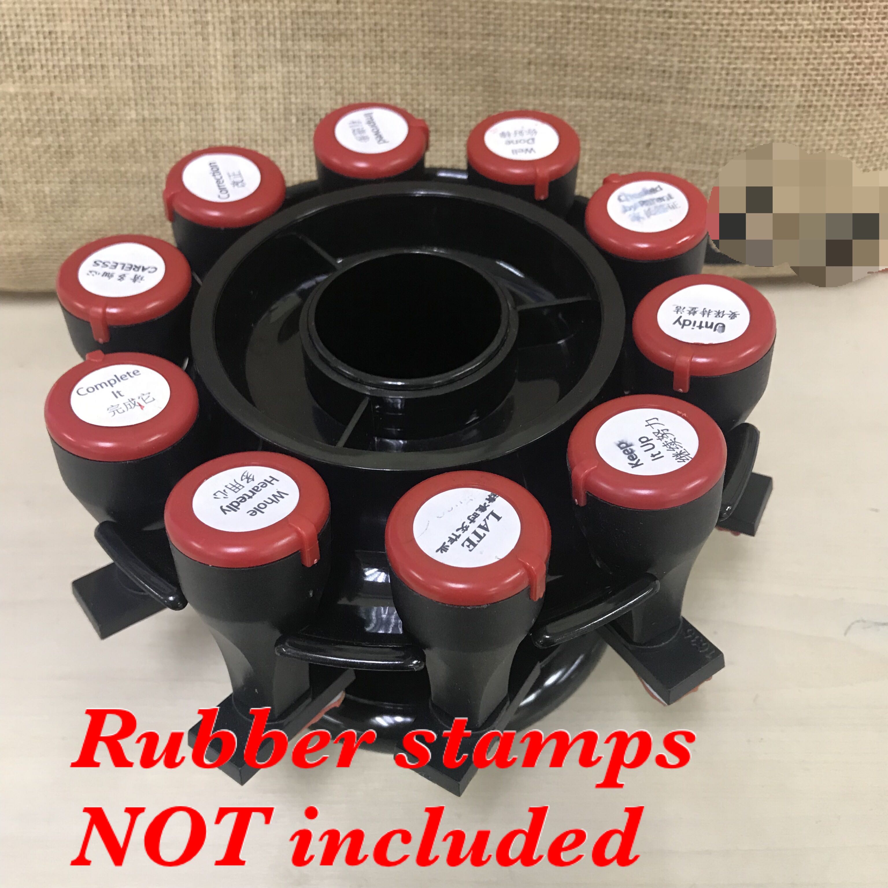 Rubber stamp Stand Spinner, Hobbies & Toys, Stationery & Craft, Craft