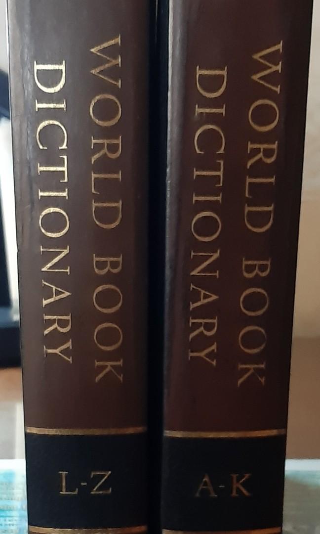 The World Book Dictionary (2 Volumes) Set, Hobbies & Toys, Books &  Magazines, Assessment Books on Carousell