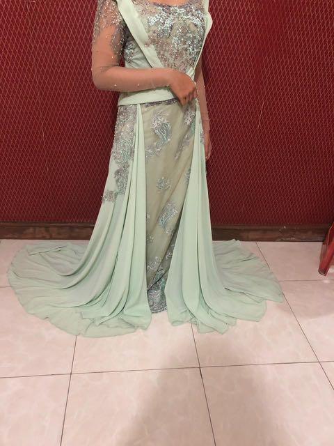Wedding Dress Wedding Gown Dress Gaun Kebaya Super Mewah Super Murah Disc 80 Dari Harga Awal Mau Ke Kondangan Jadi Gapake Ribet Fesyen Wanita Pakaian Wanita Gaun Rok Di Carousell