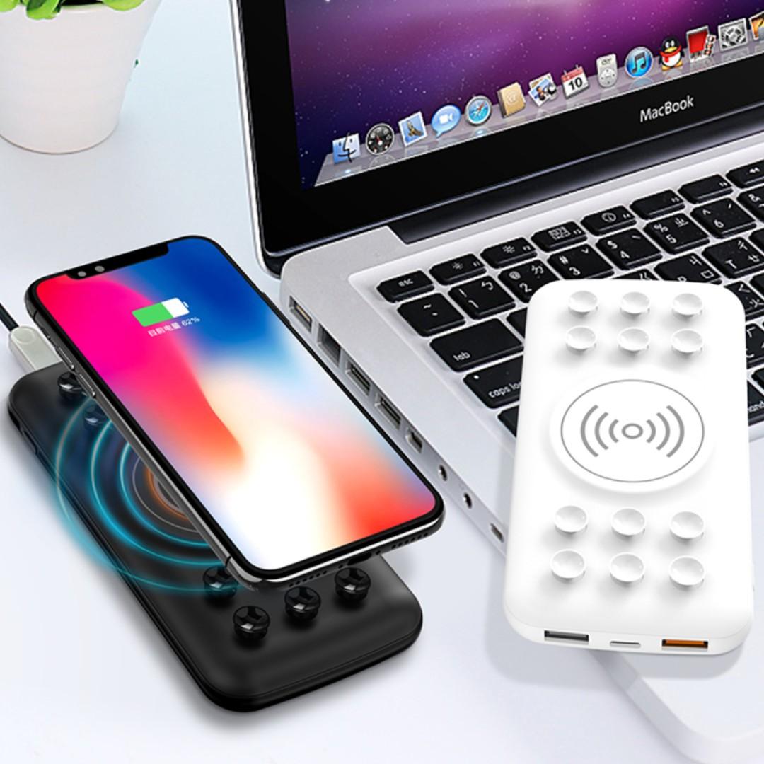 XO PB85 Suction Wireless Fast Charging Power Bank 13000mAh, Mobile ...