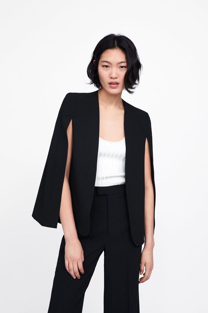 Cape with slits blazer clearance