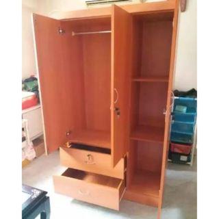 3 Doors Wardrobe [Free Delivery and Installation)