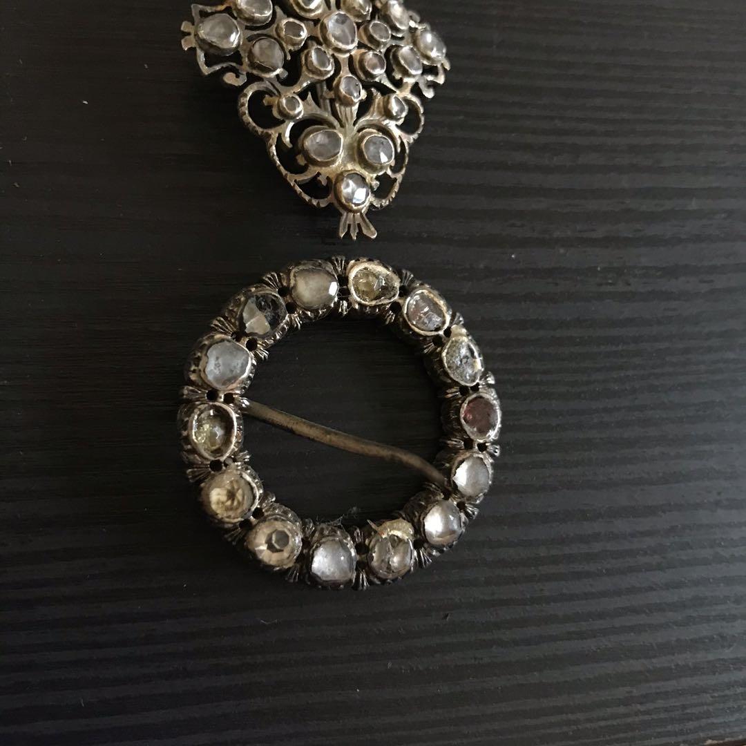 1940s Peranakan Silver Gold Plated Ibu And Anak Kerongsang Vintage Collectibles Vintage Collectibles On Carousell