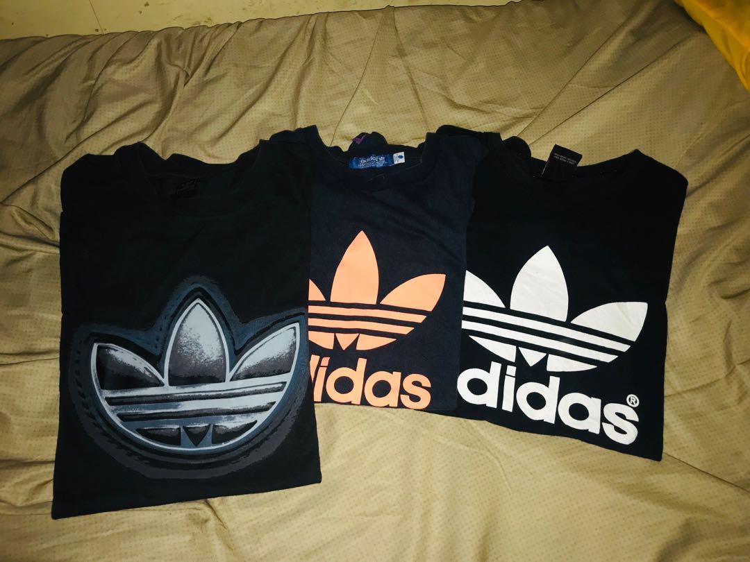 3 Adidas shirt sale as lot, Women's 