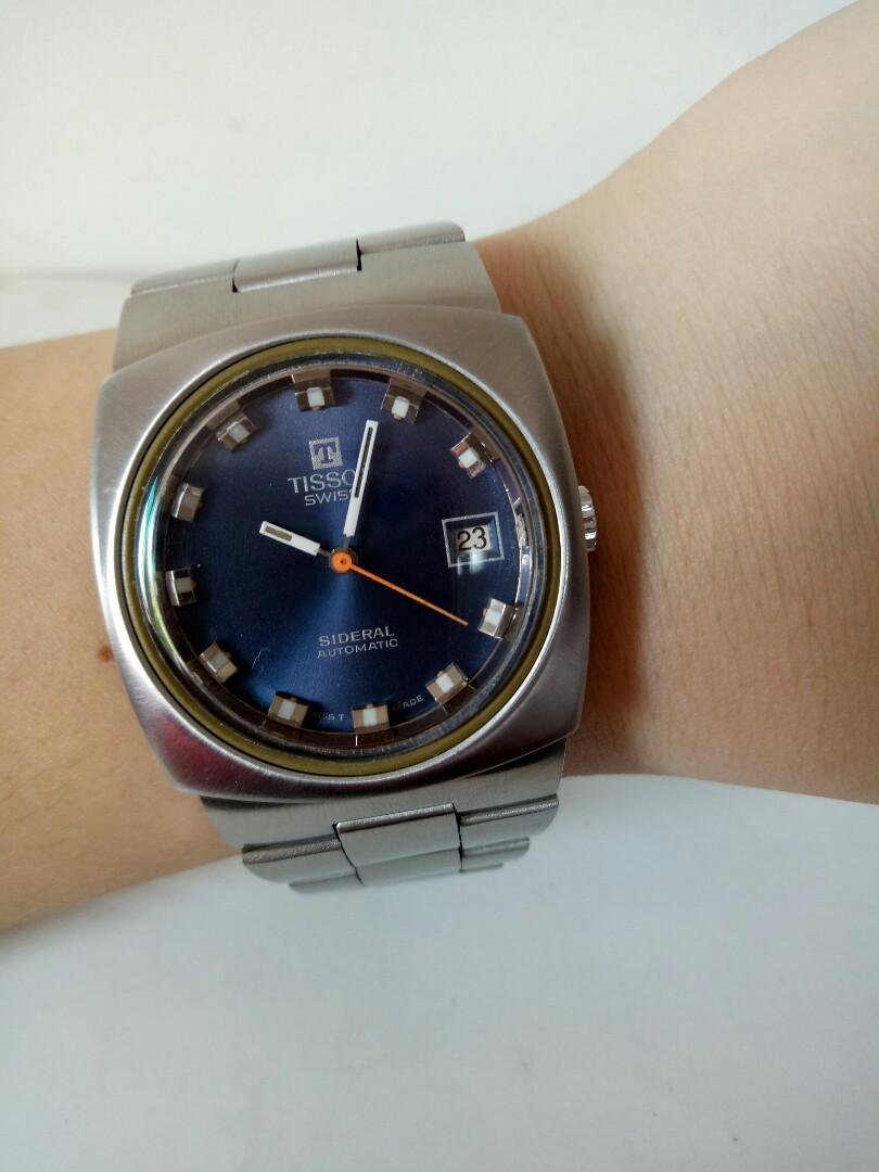 Auth Tissot Swiss Sideral Automatic Watch, Luxury, Watches on Carousell